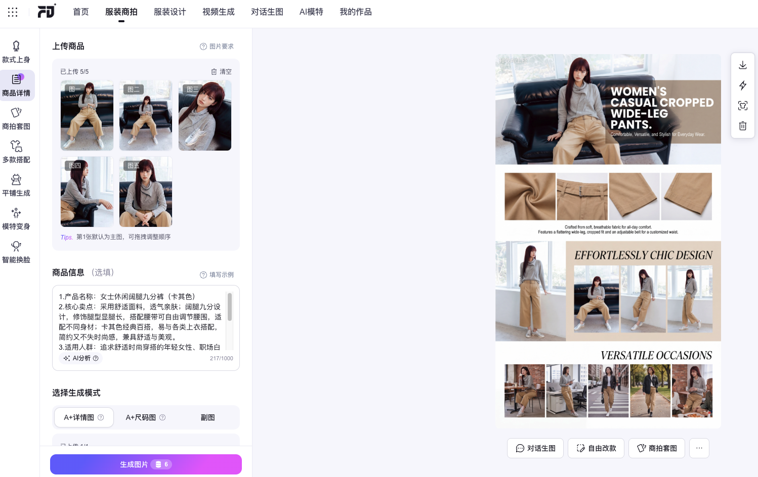 AI, 服装AI大数据, 知衣科技, 亚马逊运营, A+页面, 跨境电商, FD+, 服装商拍
