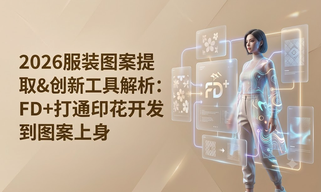 2026服装图案提取&创新工具解析：FD+打通印花开发到图案上身