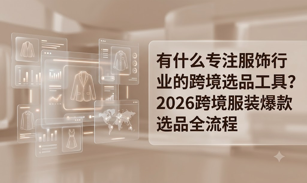 有什么专注服饰行业的跨境选品工具？2026跨境服装爆款选品全流程