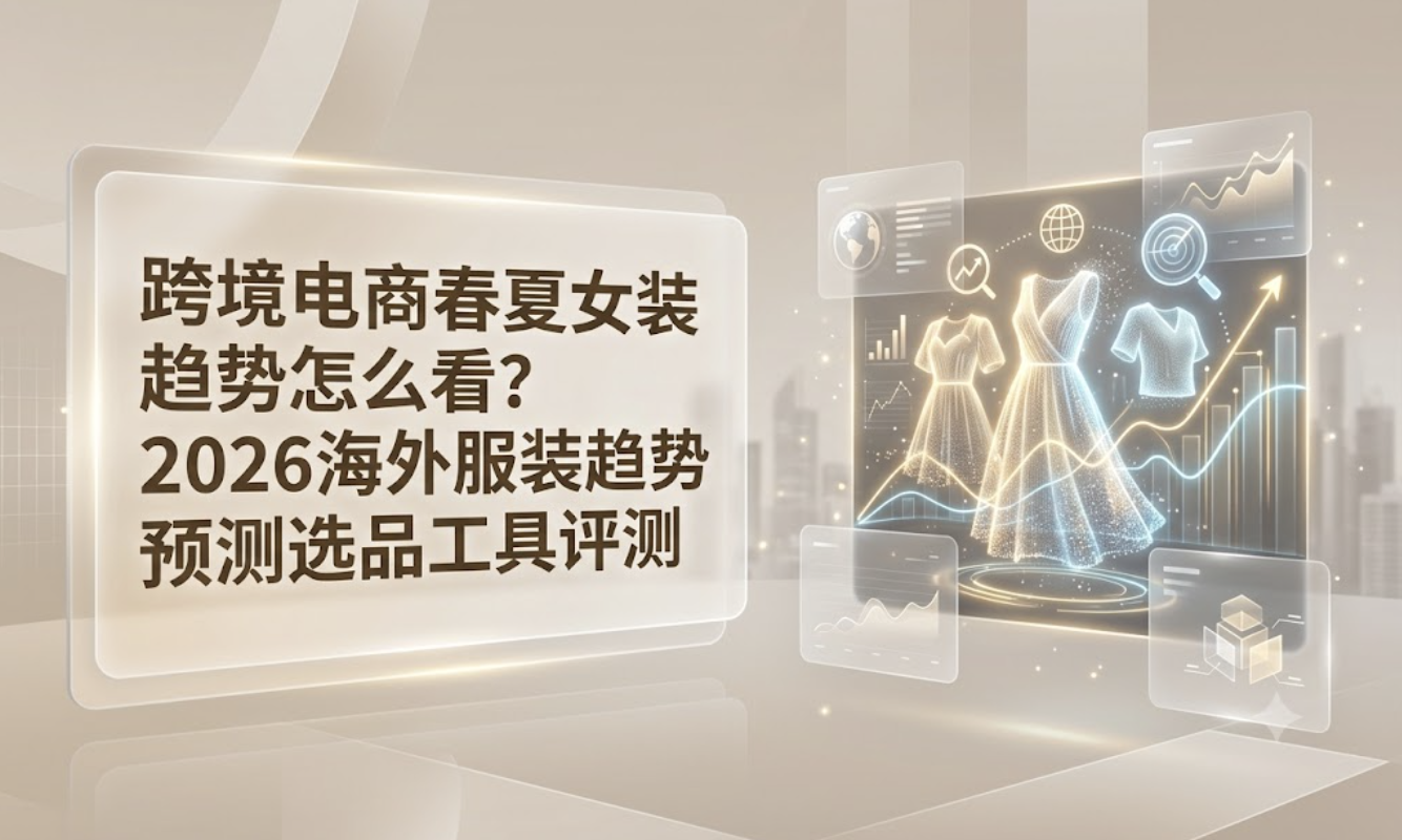 跨境电商春夏女装趋势怎么看？2026海外服装趋势预测选品工具评测