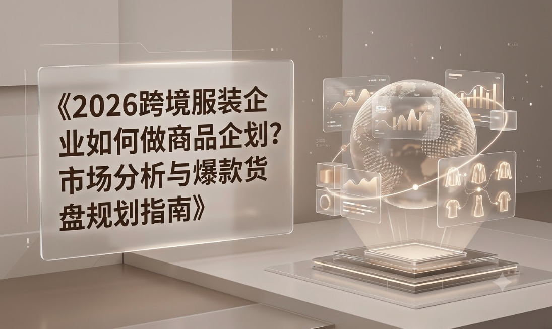 2026跨境服装企业如何做商品企划？市场分析与爆款货盘规划指南