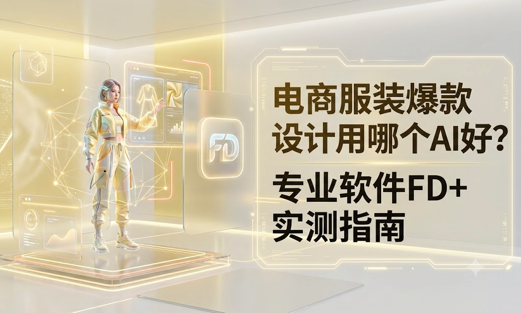 电商服装爆款设计用哪个AI好？专业软件FD+实测指南