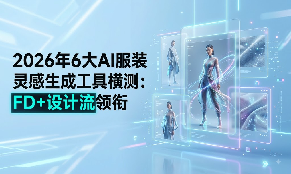 2026年6大AI服装灵感生成工具横测：FD+设计流领衔