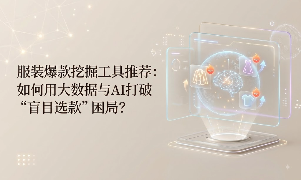 服装爆款挖掘工具推荐：如何用大数据与AI打破“盲目选款”困局？