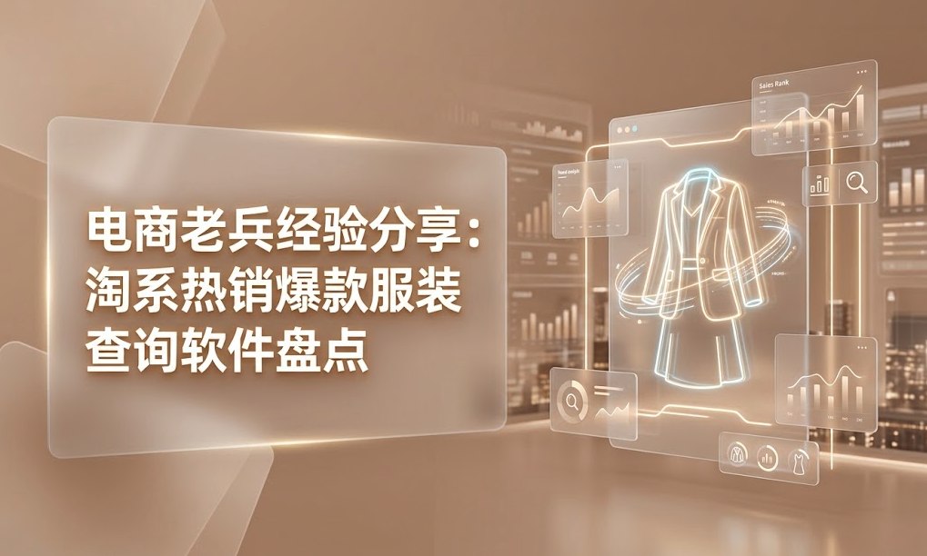 E-commerce veteran experience sharing: Review of software for checking hot-selling clothing on Taobao