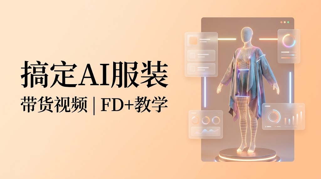 搞定AI服装带货视频