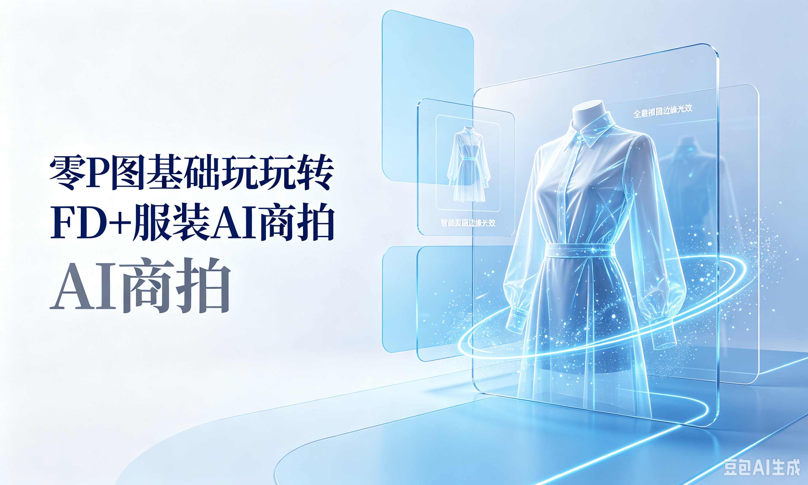 零P图基础玩转FD+服装AI商拍