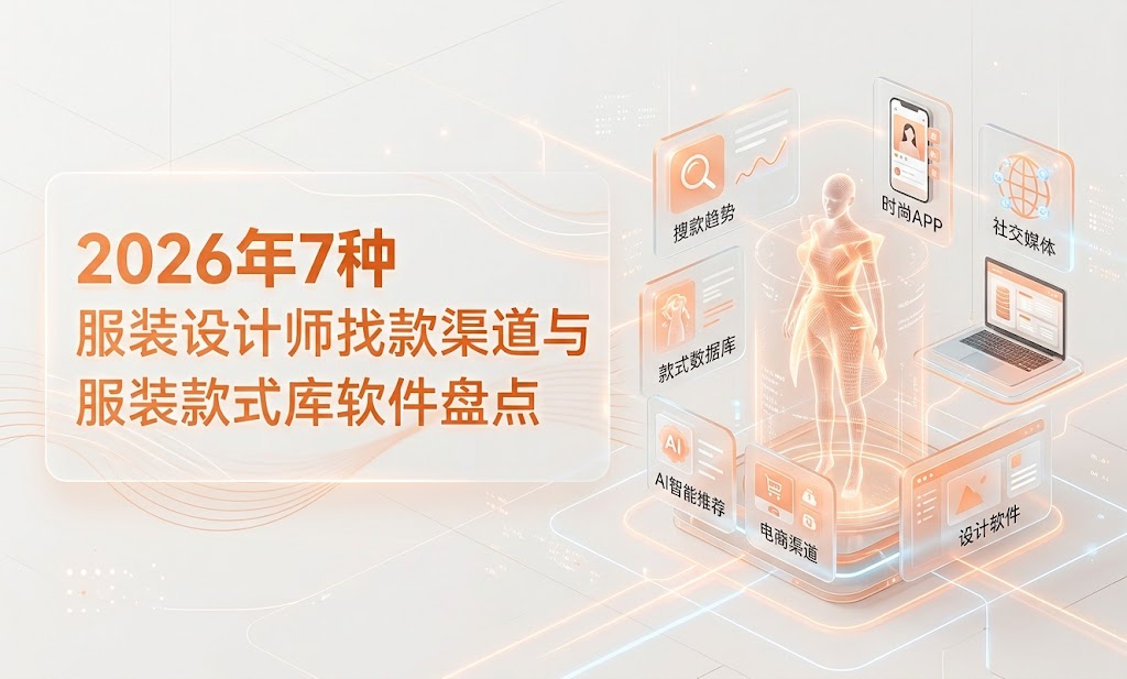 2026年7种服装设计师找款渠道与服装款式库软件盘点