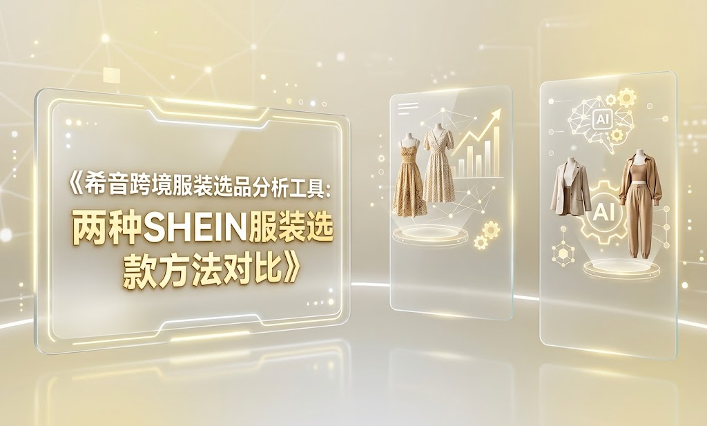 希音跨境服装选品分析工具：两种SHEIN服装选款方法对比