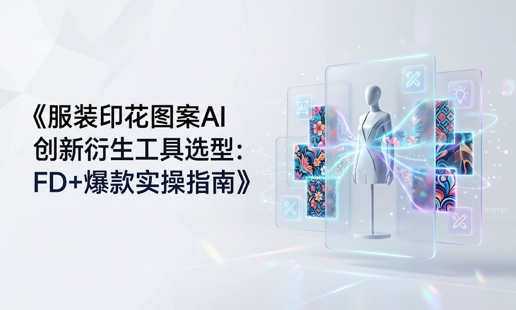 服装印花图案AI创新衍生工具选型：FD+爆款实操指南