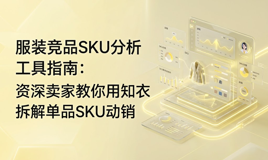 服装竞品SKU分析工具指南：资深卖家教你用知衣拆解单品SKU动销