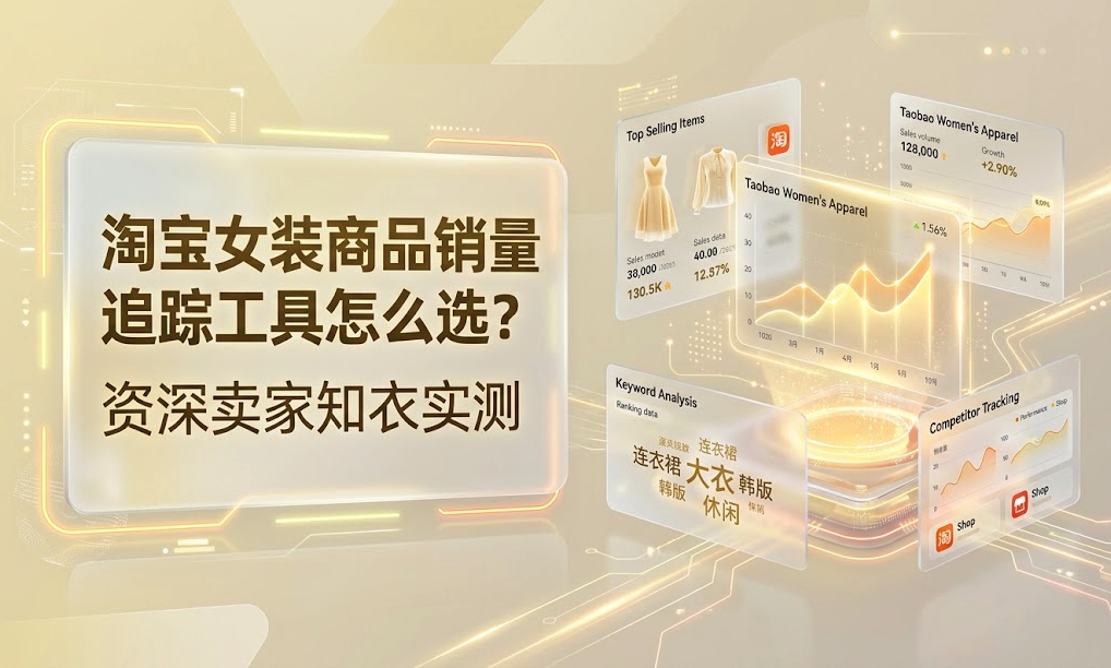 淘宝女装商品销量追踪工具怎么选？资深卖家知衣实测