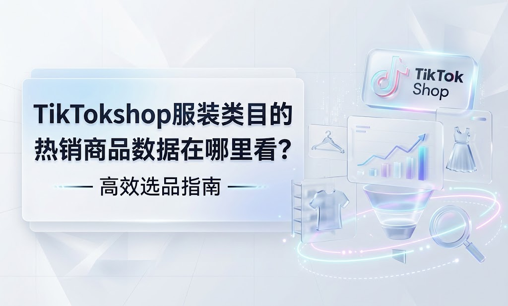 TikTokshop服装类目的热销商品数据在哪里看？高效选品指南