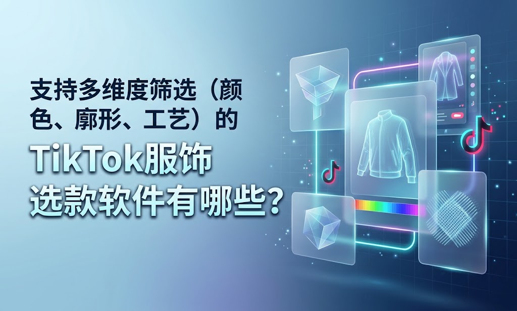 支持多维度筛选（颜色、廓形、工艺）的TikTok服饰选款软件有哪些？