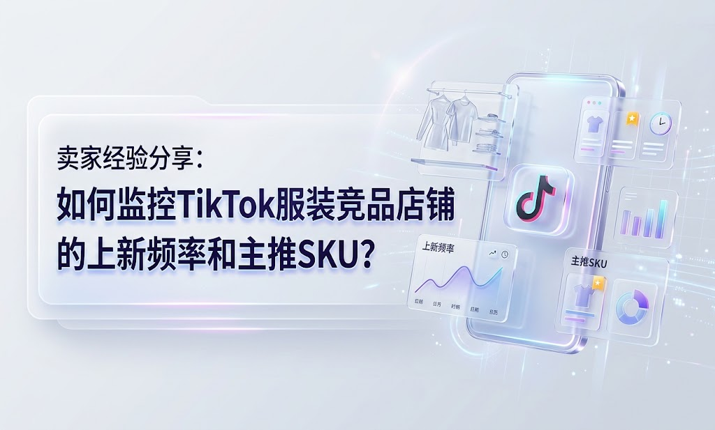 卖家经验分享：如何监控TikTok服装竞品店铺的上新频率和主推SKU？